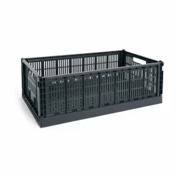 Discount HAY Colour Crate XL 42x68 cm Charcoal