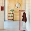 Hot HAY Colour Rack c-shape klädhängare 112x150 cm Maroon red