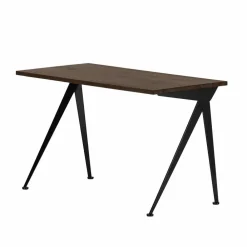 Vitra Compas Direction skrivbord Dark oak-Deep black
