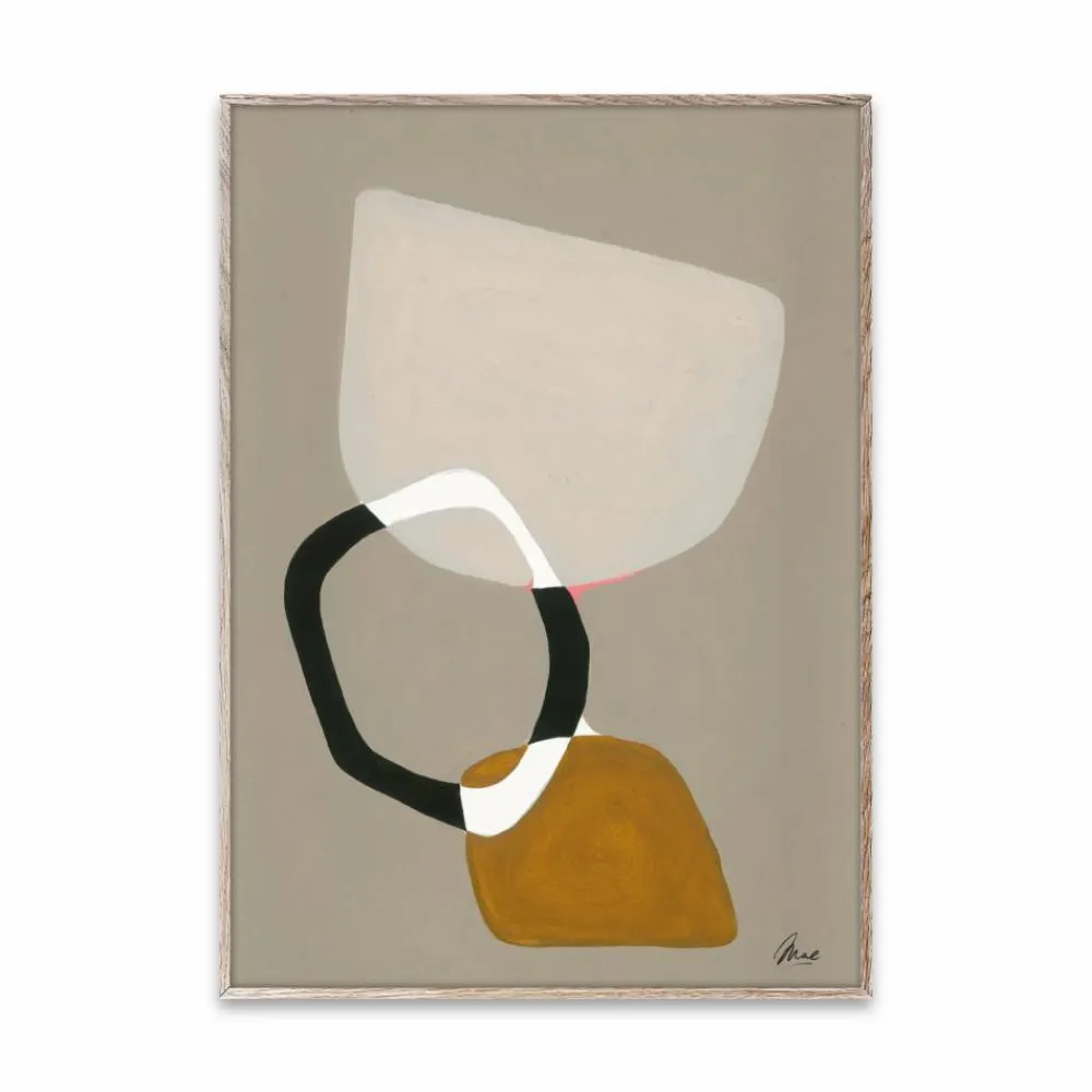 Hot Paper Collective Composition 03 poster 30x40 cm
