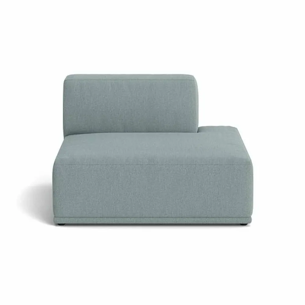 Hot Muuto Connect soft modul Re-wool nr.718 ljusblå Utan armstöd (D)