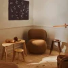 Hot Ferm Living Constellation textilkarta Dark blue 70x100 cm