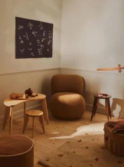 Hot Ferm Living Constellation textilkarta Dark blue 70x100 cm