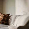 Swedese Continental soffa Sealife Light beige/white-kromat stål
