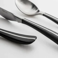 Discount Robert Welch Contour bestickset 24 delar Svart
