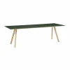 HAY CPH30 2.0 matbord 90x250 cm Green linoleum-lacquered oak