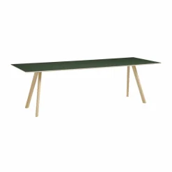 HAY CPH30 2.0 matbord 90x250 cm Green linoleum-lacquered oak