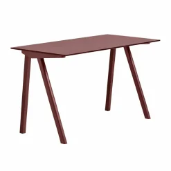 HAY CPH90 2.0 skrivbord 65x130 cm Burgundy linoleum-Bordeaux