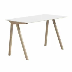 HAY CPH90 2.0 skrivbord 65x130 cm White laminate-lacquered oak