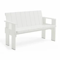 New HAY Crate Dining Bench bänk lackad furu White