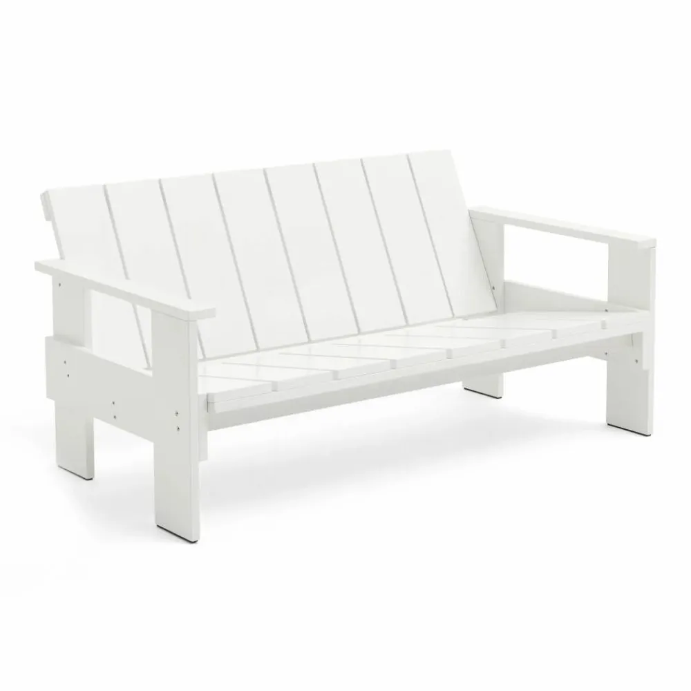 HAY Crate Lounge soffa lackad furu White