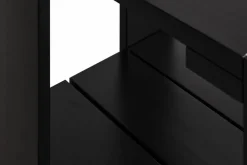 Outlet HAY Crate Low Table bord 45x45x40 cm lackad furu Black