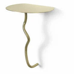 Ferm Living Curvature väggbord Brass
