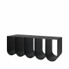 Kristina Dam Studio Curved bänk Black