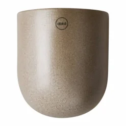 Hot DBKD Cut vägghängd kruka beige Large 17 cm