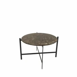 OX Denmarq Deck soffbord marmor brun svart stativ