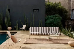 Ferm Living Desert 3-sits soffa Cash stripe-chocolate