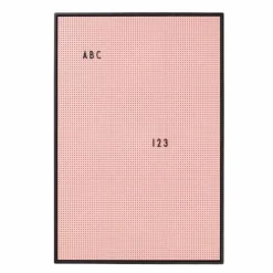 Design Letters bokstavstavla A2 Rosa