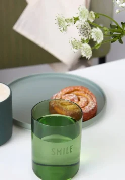 Design Letters favoritglas 35 cl Smile-green