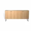 Mavis Deus sideboard 75 cm Vitpigmenterad mattlackad ek