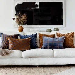 Chhatwal & Jonsson Deva kuddfodral 50x50 cm Sea blue