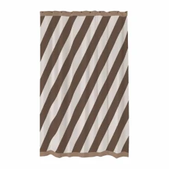 Online Mette Ditmer Diagonal duschdraperi 150x200 cm Chocolate