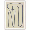 Paper Collective Different Ways poster blå 50x70 cm