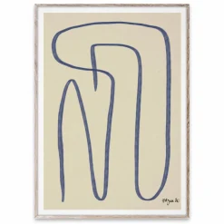 Paper Collective Different Ways poster blå 50x70 cm