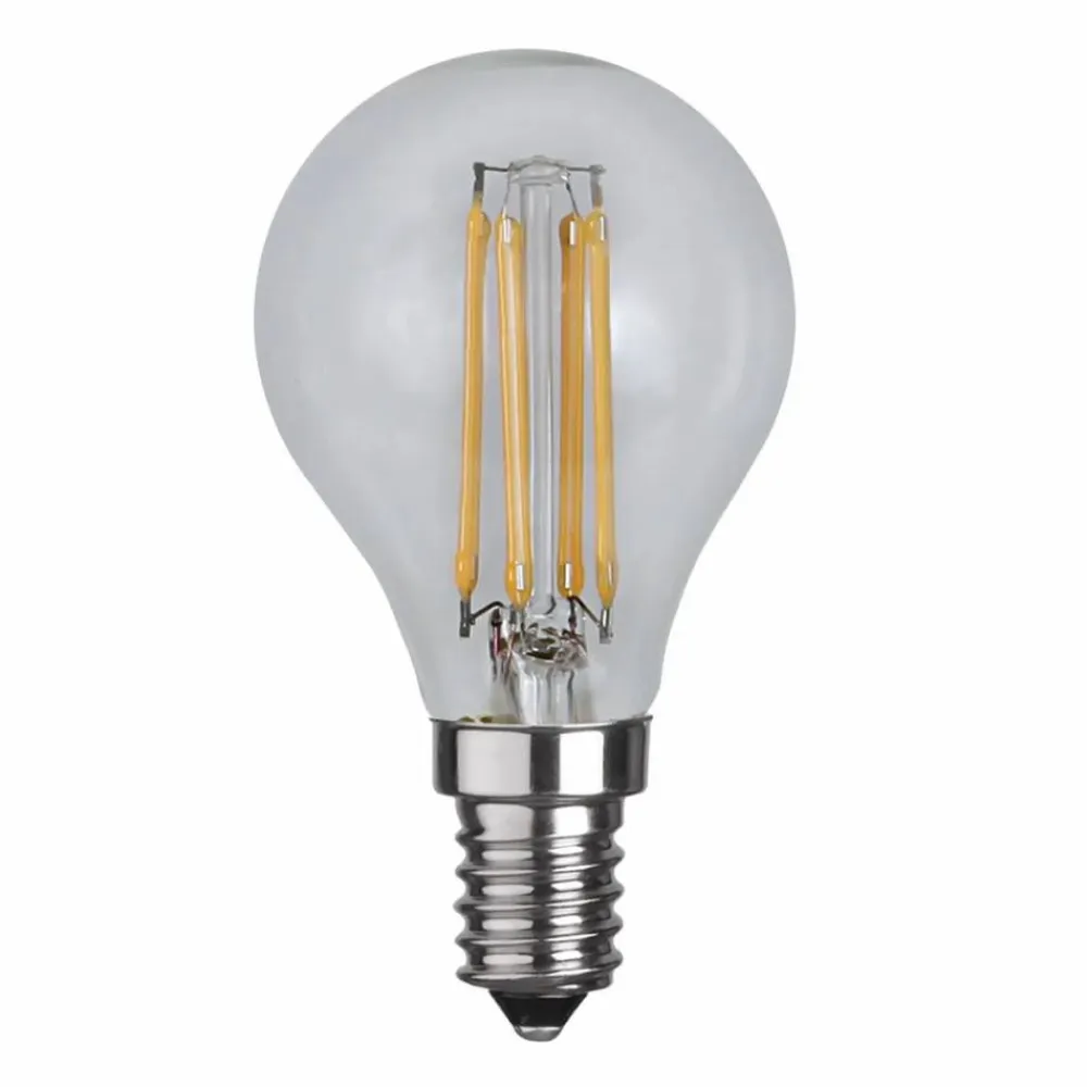Discount Star Trading Dimbar E14 LED-lampa filament clear 4 5 cm 2700K