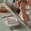 New Scandi Living Dine bestickset silikon 3 delar Blush