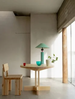 Vaarnii 001 Dining Table matbord Matt oljevaxad furu Ø100x74 cm