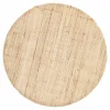 Dixie linnetablett rund Natural