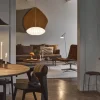 Outlet Fritz Hansen Dot pall Valnöt-krom