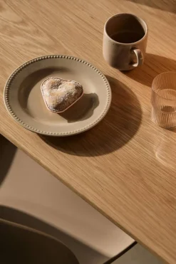 Hot Scandi Living Dots assiett 22 cm 4-pack Beige