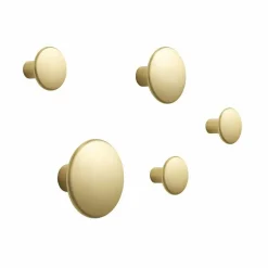 Clearance Muuto Dots Metal 5-pack Brass