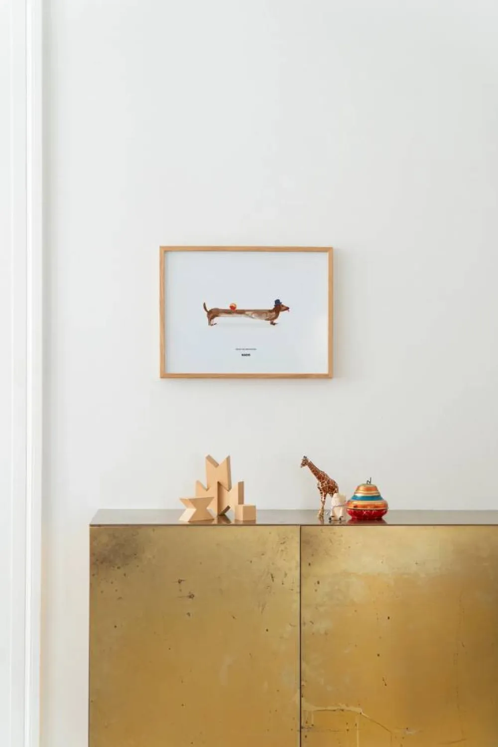 Barn Paper Collective Doug the Dachshund poster 30x40 cm