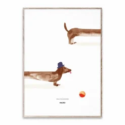 Outlet Paper Collective Doug the Dachshund poster 50x70 cm