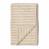 Scandi Living Drift handduk 50x70 cm Beige-vit