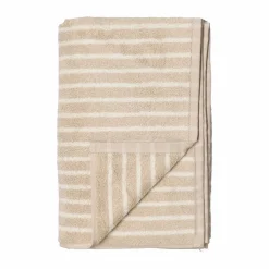 Scandi Living Drift handduk 50x70 cm Beige-vit
