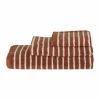 New Scandi Living Drift handduk 30x50 cm Brun-vit