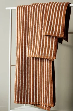 Online Scandi Living Drift handduk 50x70 cm Brun-vit