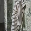 Scandi Living Drift handduk 50x70 cm Vit-svart
