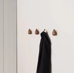 Normann Copenhagen Dropit knopp 2-pack valnöt Stor