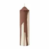 Ferm Living Dryp blockljus Dark Chocolate 20 cm