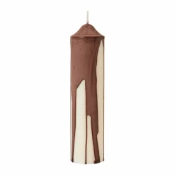 Ferm Living Dryp blockljus Dark Chocolate 20 cm