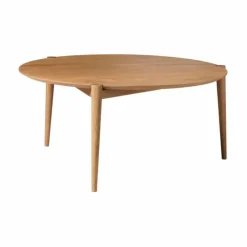 Sale FDB Møbler D102 Søs soffbord Ø85 cm Oak solid oiled