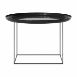 Clearance NORR11 Duke soffbord medium Lacquered obsidian
