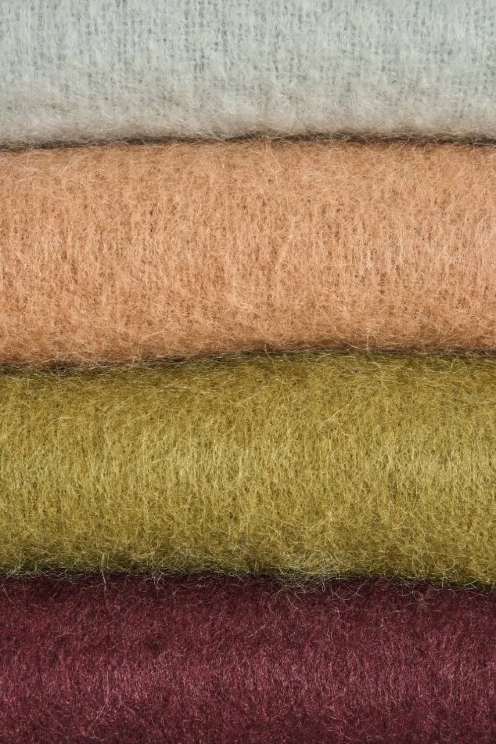Online Scandi Living Dune mohair pläd 130x170 cm Wheat