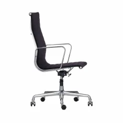 Vitra EA 119 kontorsstol polerad aluminium Hopsak nero