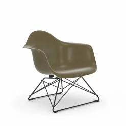 Barn Vitra Eames fiberglass armchair LAR fåtölj Raw umber-Black